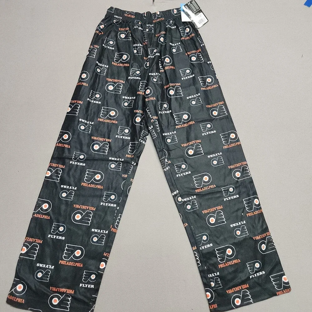 Nhl Philadelphia Flyers Youth Sleep Pants L Flame Resistant Pajamas Lg 135